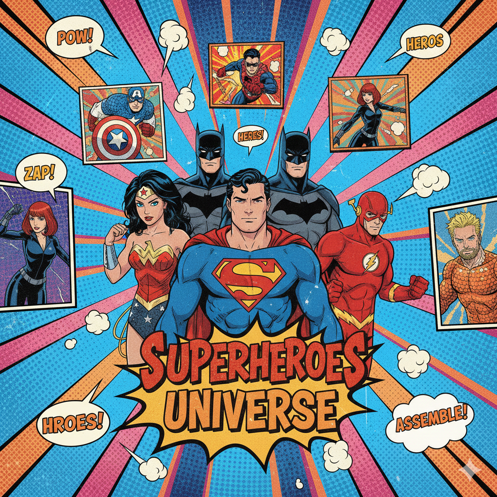 Superheroes universe