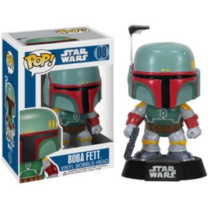 Figurinha Pop Star Wars Boba Fett - Coleção Geek