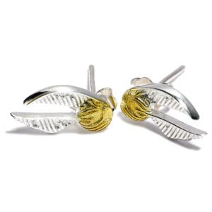 Harry Potter Golden Snitch earrings