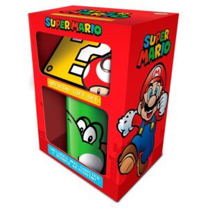 Nintendo Super Mario mug keychain gift set