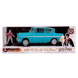 Conjunto Carro Ford Anglia e Figura Harry Potter
