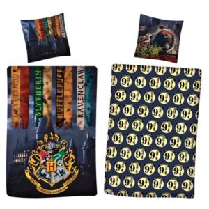 Colcha Reversível Harry Potter 90cm para Cama