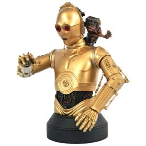 Bust de C-3PO e Babu Frik - Star Wars IX