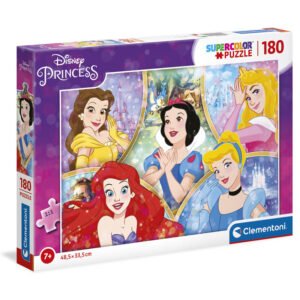 Puzzle Disney Princess 180 peças - Diversão Garantida!