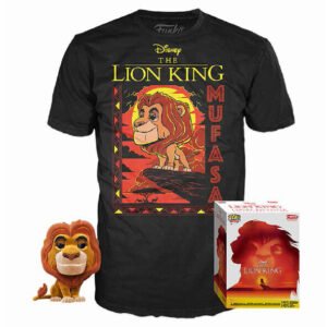 Set POP figura & T-Shirt O Rei Leão - Mufasa