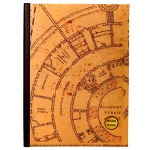 Caderno Harry Potter Mapa dos Marauders com Luz