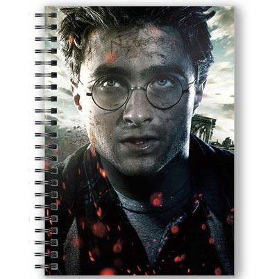 Caderno 3D Harry Potter A5 - Mágico e Prático