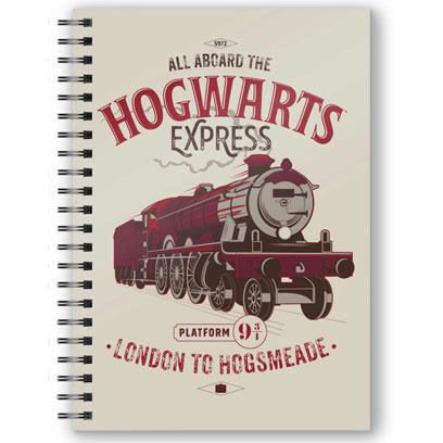 Caderno 3D Harry Potter - Hogwarts Express A5