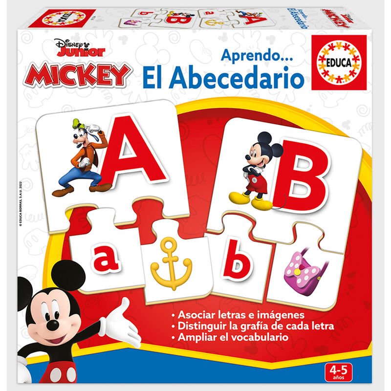 Jogo Disney Mickey para Aprender o Alfabeto