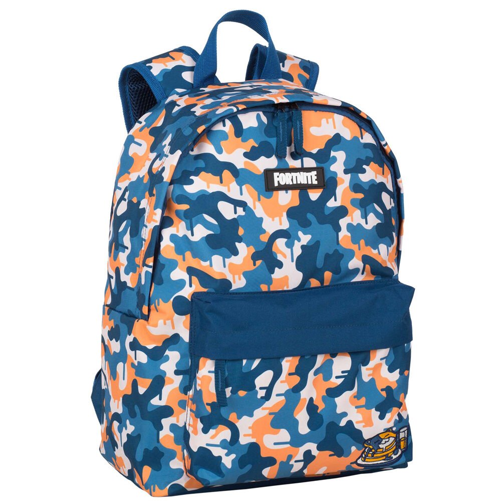 Mochila Fortnite Blue Camo 41cm - Estilo e Conforto