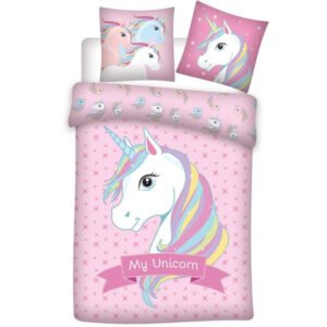 Capa de Edredão Unicorn para Cama 90cm