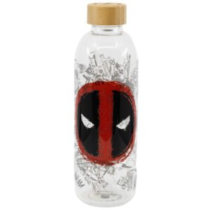 Garrafa de Vidro Deadpool 1030ml – Geek e Ecológica