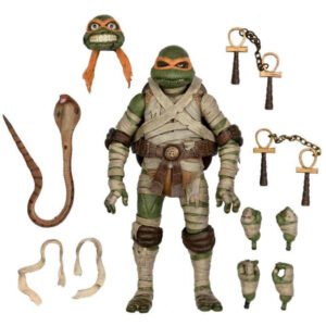 Figura Michelangelo Múmia Ninja Turtles 18cm