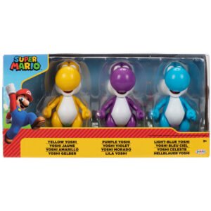 Super Mario Bros Yoshi pack 3 figures 10cm