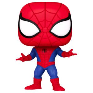 Figurinha POP Marvel Spiderman Exclusiva de 9cm
