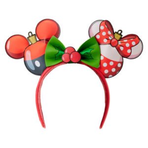 Loungefly Disney Mickey & Minnie Christmas ear headband