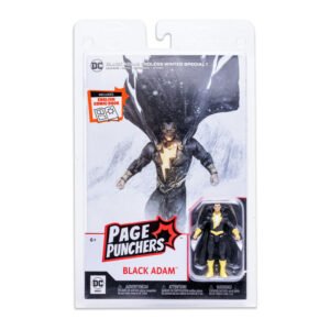 Figura Articulada Black Adam 7cm + Comic DC