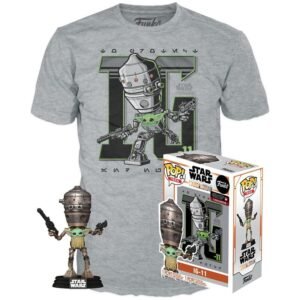 Set Exclusivo Star Wars: T-Shirt e Funko POP IG-11