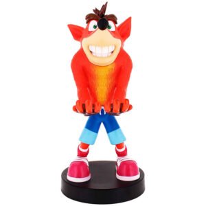 Figura Crash Bandicoot com suporte para controladores