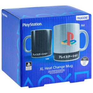 Caneca PlayStation 550ml com Design Sensível ao Calor