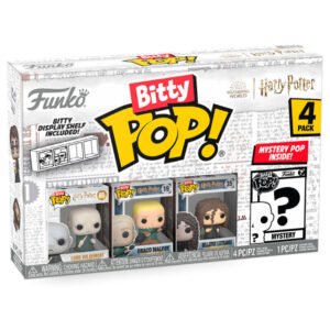 Blister 4 Figuras Bitty POP Harry Potter Voldemort