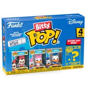 Blister 4 Figuras Bitty POP Disney Minnie