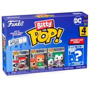 Blister 4 Figuras Bitty POP DC Comics Harley Quinn