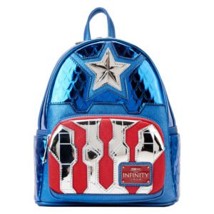 Mochila Loungefly Marvel Capitão América 26cm