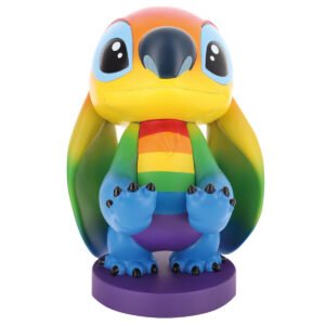 Figura Disney Stitch Rainbow - Suporte Geek 20cm