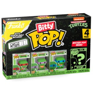 Blister 4 Figuras Bitty POP Tartarugas Ninja