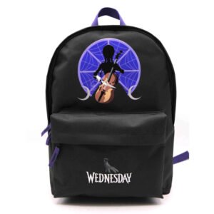 Mochila Wednesday 43cm - Estilo Geek e Funcional