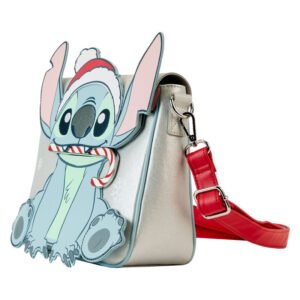 Mala Loungefly Stitch Holiday com Glitter