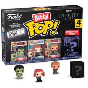 Blister 4 Figuras Bitty POP Marvel Hulk