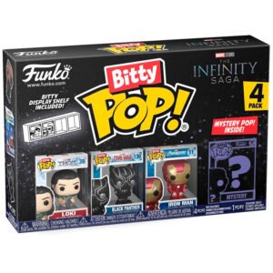 Blister 4 Figuras Bitty POP Marvel - Loki