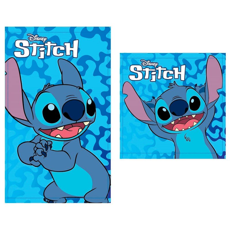 Conjunto de Toalhas de Banho Disney Stitch