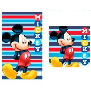 Conjunto de Toalhas de Banho Mickey - 100% Algodão