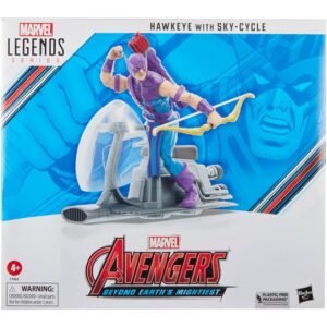 Figura Hawkeye Avengers com Sky-Cycle - 15cm