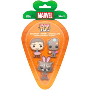 Carrot Pocket POP blister 3 figures Marvel Guardians of the Galaxy easter