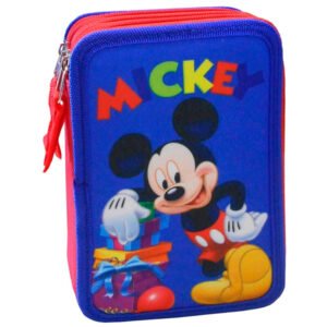 Estojo Triplo Mickey - Aventura Geek na Escola