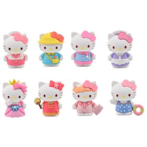 Figuras Hello Kitty 5cm - Coleção Colorida
