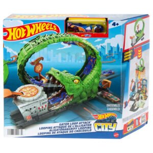 Hot Wheels City Gator Loop Attack - Aventura Radical
