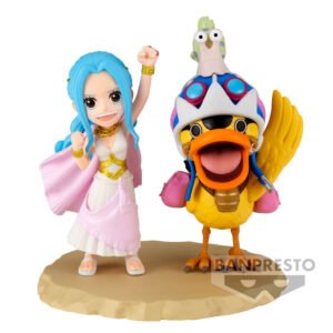 One Piece world collectable Log Series Nefeltari Vivi & Karoo figure 7cm
