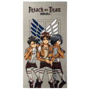Attack on Titan microfibre beach towel