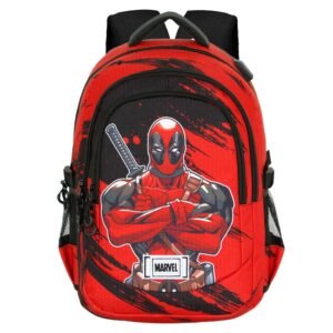Mochila Marvel Deadpool Plus - 44cm de Estilo Geek