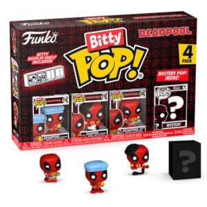 Blister 4 Figuras Bitty POP Marvel Deadpool