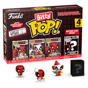 Blister 4 Figuras Bitty POP Marvel Deadpool Master