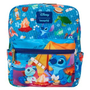 Mochila Mini Loungefly Stitch Camping Cuties