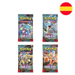Spanish Pokemon Scarlet & Purple Astral Crown assorted collectible card game envelope