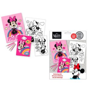 Disney Minnie coloring set with stickers