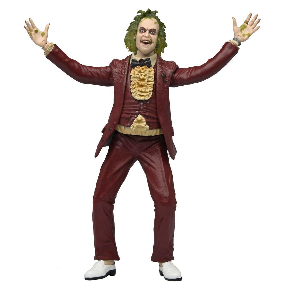 Figura Beetlejuice Tuxedo Vermelho 18cm